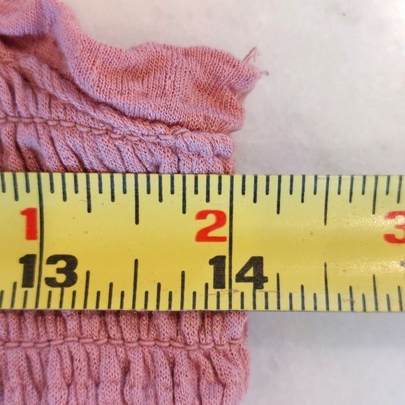 Anthropologie Tunic Tank Top Pink Smocked Riley Sleeveless Size XS - Picture 5 of 6